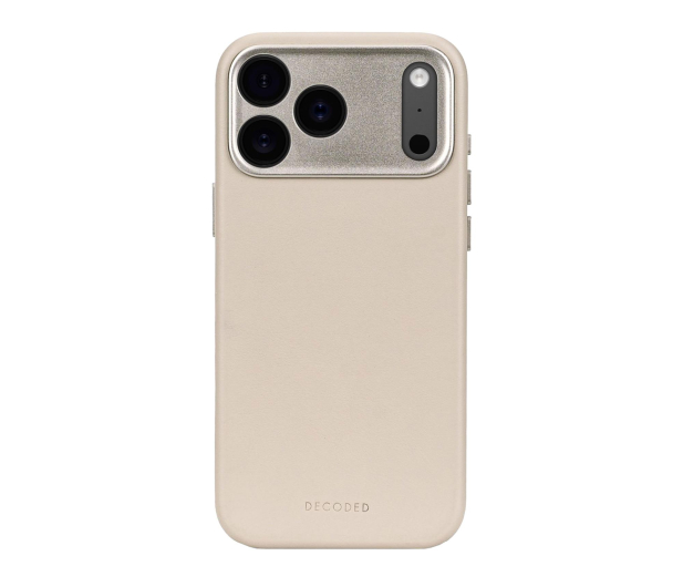 Decoded Leather Backcover, iPhone 17 Pro Max, Solid Clay - 1359118 - zdjęcie
